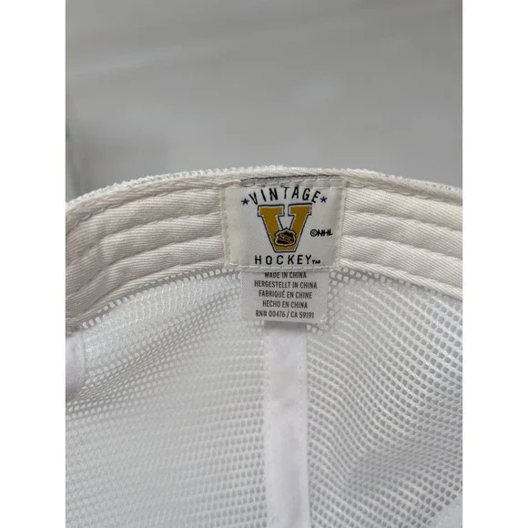 St Louis Blues Snapback Trucker Hat Cap Mesh Trumpet Logo Vintage Hockey Retro - Picture 6 of 7